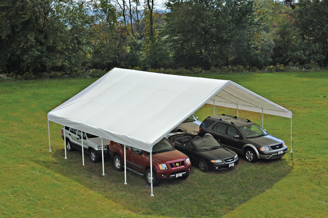 UltraMax 12 Leg Canopy 30' x 30' White - 27772 - ShelterLogic - Backyard Caravan LLC