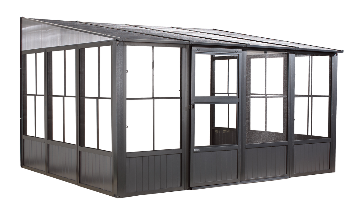 Charleston Solarium Wall Unit 10' x 13' - (440-9163025) - Sojag - Backyard Caravan LLC