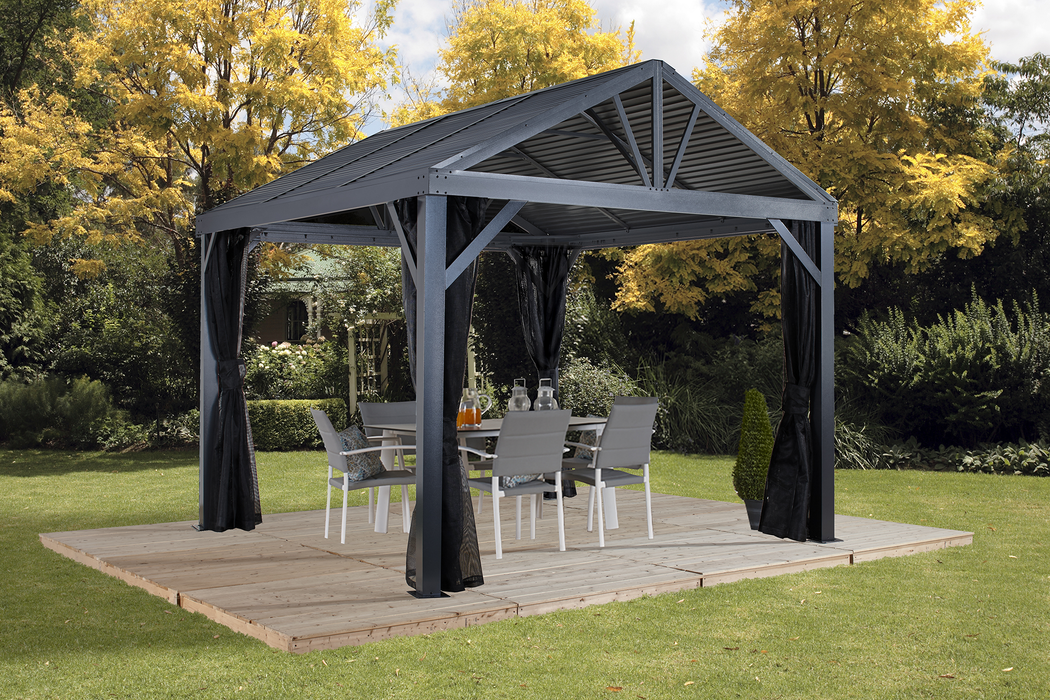 South Beach I Gazebo 12' x 12' - (500-8162776) - Sojag - Backyard Caravan LLC