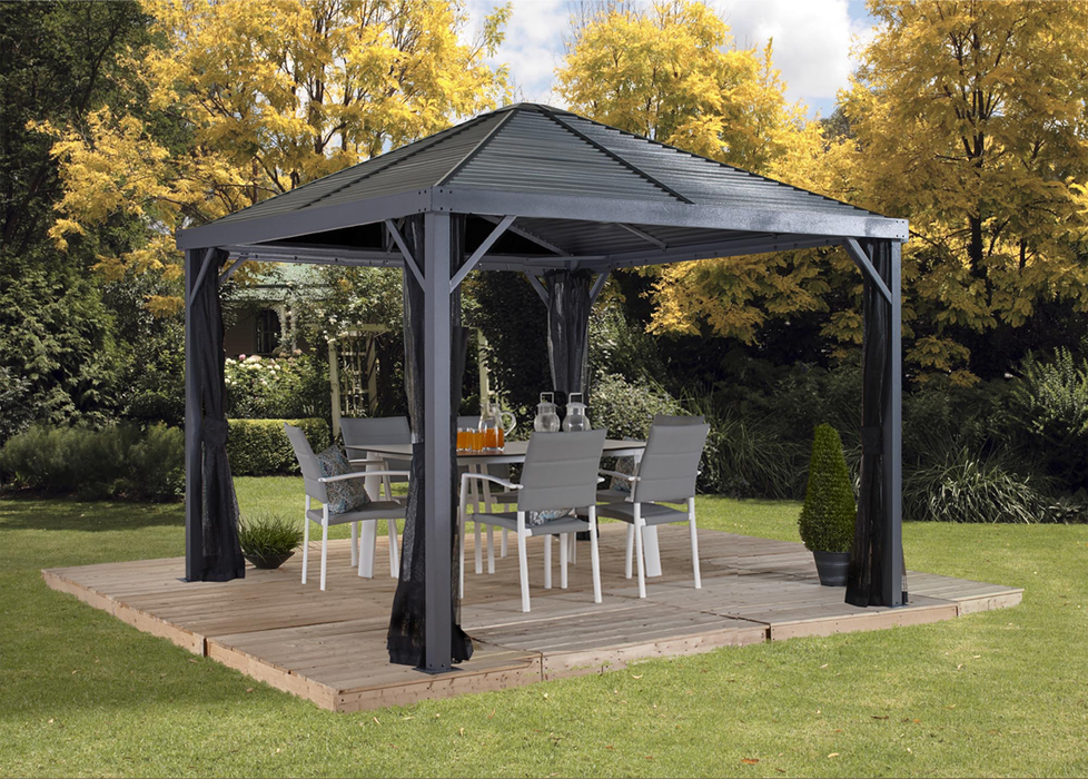Sanibel Gazebo 10' x 10' - (500-8162813) - Sojag - Backyard Caravan LLC