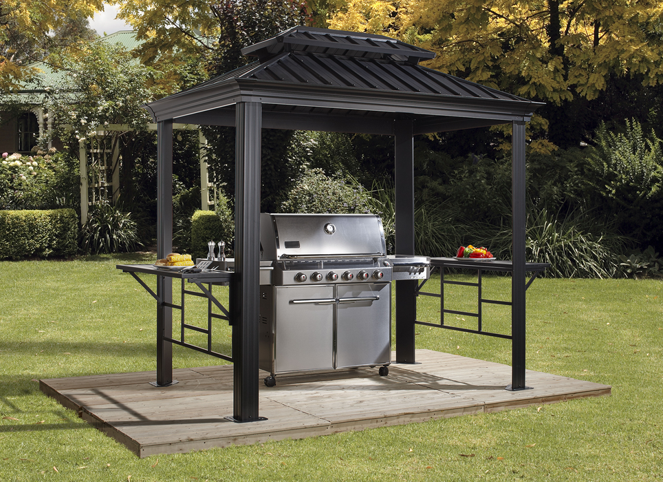 BBQ Messina Grill Gazebo 6' x 8' - (500-9162875) - Sojag - Backyard Caravan LLC