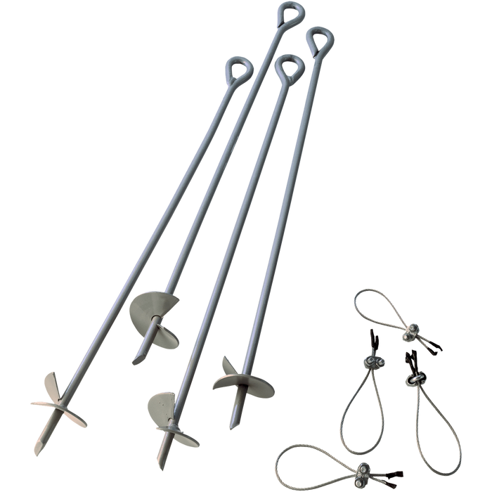ShelterAuger Earth Anchors 30 in. 4-Pack - 10075 - ShelterLogic