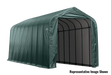 ShelterCoat 16' x 44' Garage Peak Green STD - 95944 - ShelterLogic - Backyard Caravan LLC
