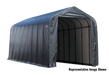 ShelterCoat 16' x 40' Garage Peak Gray STD - 95843 - ShelterLogic - Backyard Caravan LLC