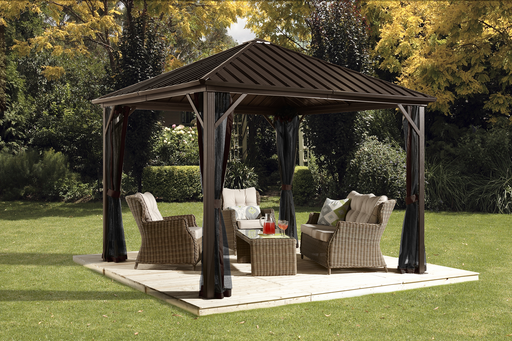 Dakota Gazebo 8' x 8' - (500-9164992) - Sojag - Backyard Caravan LLC