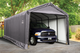 ShelterTube 12 x 30 ft. Garage Gray STD - 62808 - ShelterLogic - Backyard Caravan LLC