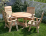 Cedar Backyard Estate Patio Dining Collection (Table and 4 Chairs) - Creekvine Designs - Backyard Caravan LLC