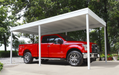 Freestanding Carport or Patio Cover 10 x 20 ft. Eggshell - CP1020 - Arrow Storage Products - Backyard Caravan LLC