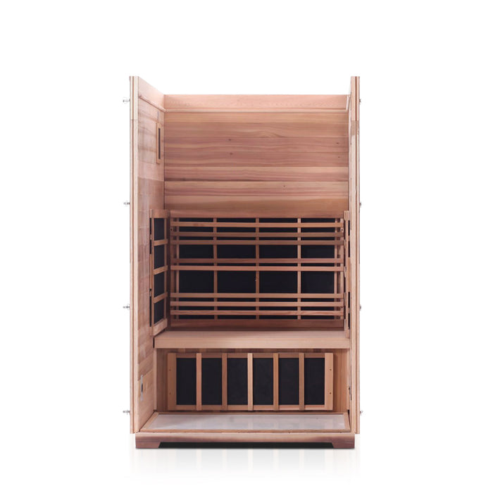 Enlighten Sierra 2 Person Outdoor/Indoor Infrared Sauna - 16376 - Enlighten Sauna