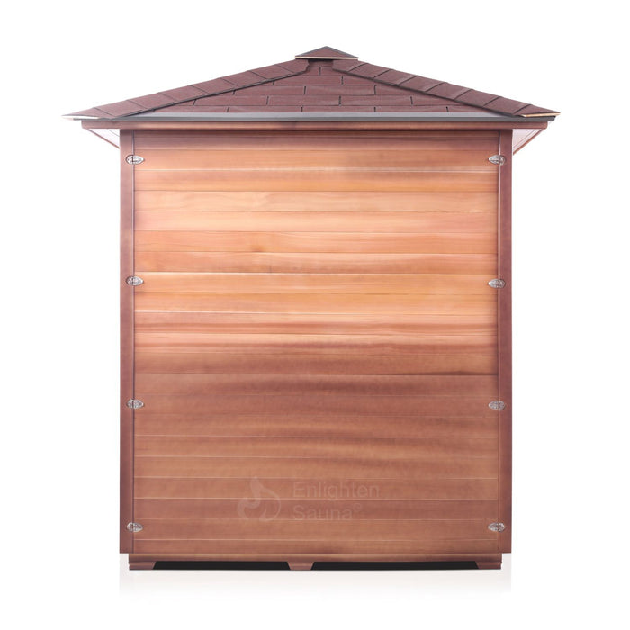 Enlighten Sierra 4 Person Outdoor/Indoor Infrared Sauna - 16378 - Enlighten Sauna