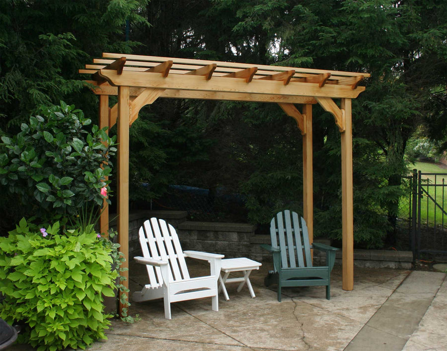 3' x 14' Cedar New Dawn Pergola - Creekvine Designs - Backyard Caravan LLC