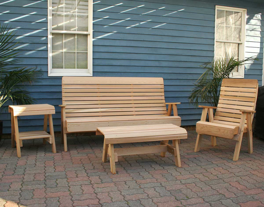 Cedar Twin Ponds Furniture Collection (Bench, Chair, Tables) - Creekvine Designs - Backyard Caravan LLC