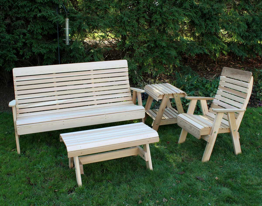 Cedar Twin Ponds Furniture Collection (Bench, Chair, Tables) - Creekvine Designs - Backyard Caravan LLC