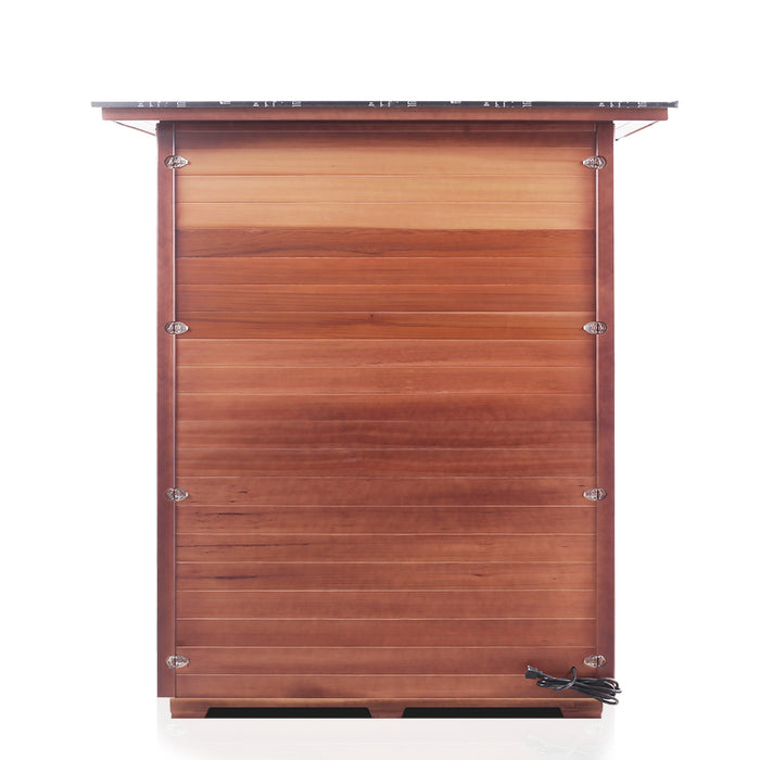 Enlighten Sierra 3 Person Outdoor/Indoor Infrared Sauna - 16377 - Enlighten Sauna