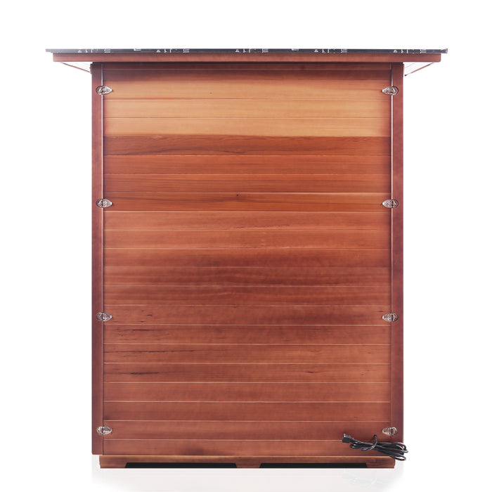 Enlighten Sierra 4 Person Outdoor/Indoor Infrared Sauna - 16378 - Enlighten Sauna
