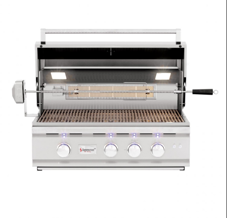 Summerset TRL 32-Inch 3-Burner Built-In Natural Gas Grill With Rotisserie - TRL32-NG - Summerset Grills