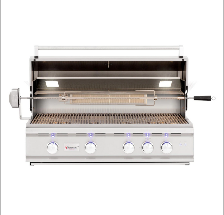 Summerset TRL 38-Inch 4-Burner Built-In Natural Gas Grill With Rotisserie - TRL38-NG - Summerset Grills