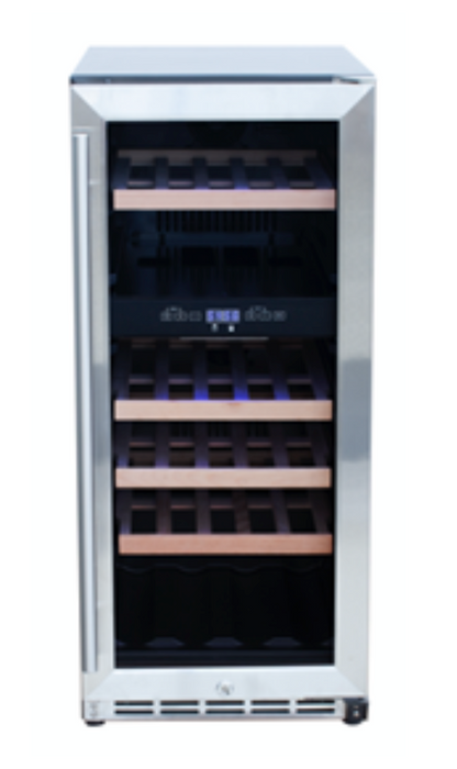 SUMMERSET 5” Outdoor Rated Dual Zone Wine Cooler SSRFR-15WD - Summerset Grills