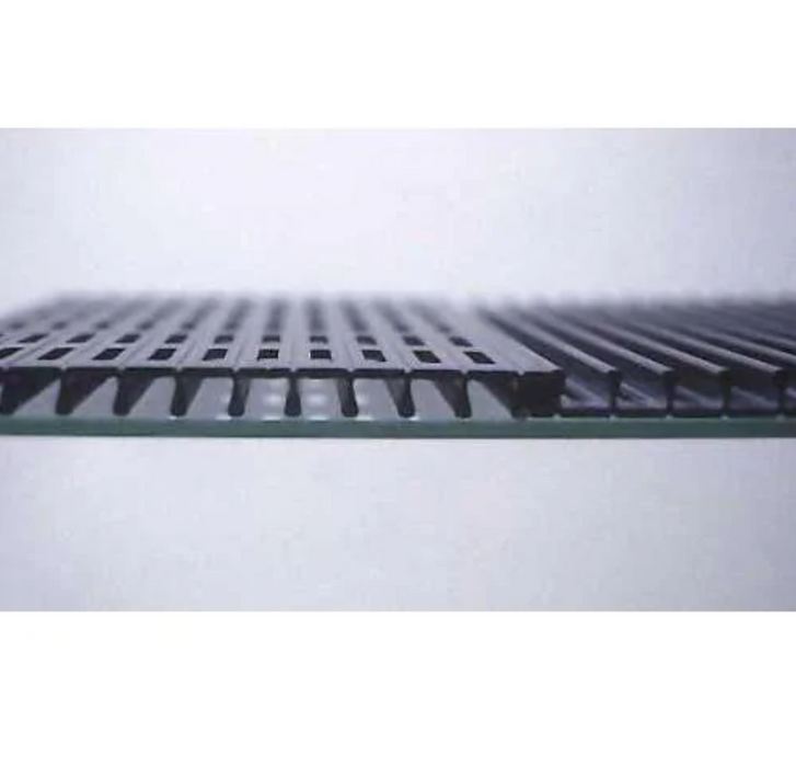 MHP JNR4DD Natural Gas Grill With Stainless Steel Shelves And SearMagic Grids On Black Cart - JNR4DD-NS + OCOLB + OM-N - MHP Grills