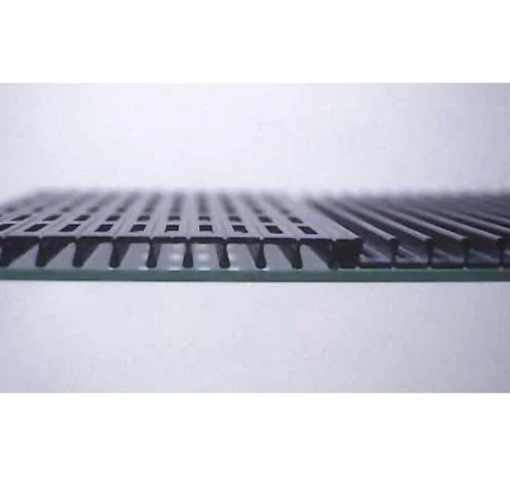 MHP JNR4DD Natural Gas Grill With Stainless Steel Shelves And SearMagic Grids On Black Patio Base - JNR4DD-NS + OCOLB + OP-N - MHP Grills