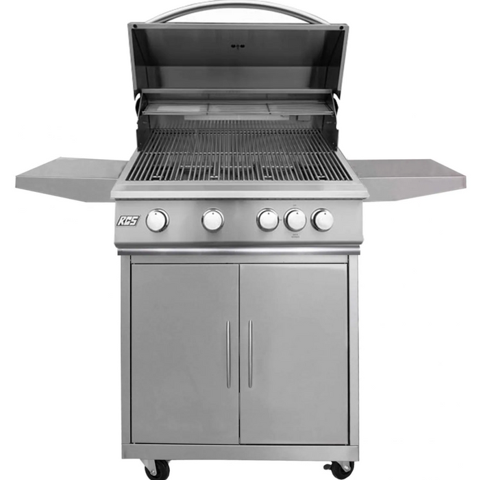 RCS Premier Series 32-Inch 4-Burner Natural Gas Grill With Rear Infrared Burner - RJC32A-NG + RJCMC - RCS Grills