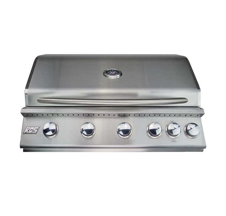 RCS Premier Series 40-Inch 5-Burner Built-In Propane Gas Grill With Rear Infrared Burner - RJC40A-LP - RCS Grills