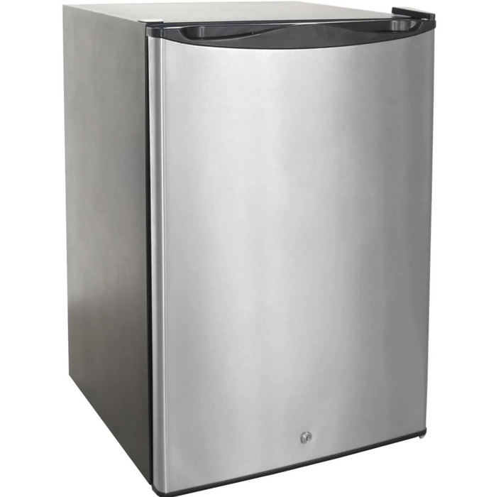 RCS 21-Inch 4.5 Cu. Ft. Compact Refrigerator With Recessed Handle - Stainless Steel - REFR1A - RCS Grills