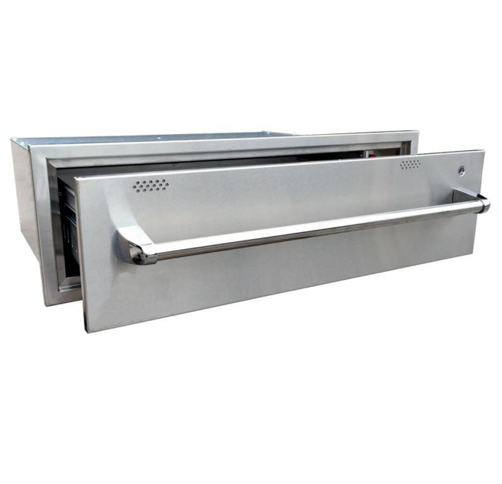 RCS R-Series 36-Inch Built-In 120V Electric Outdoor Warming Drawer - RWD1 - RCS Grills