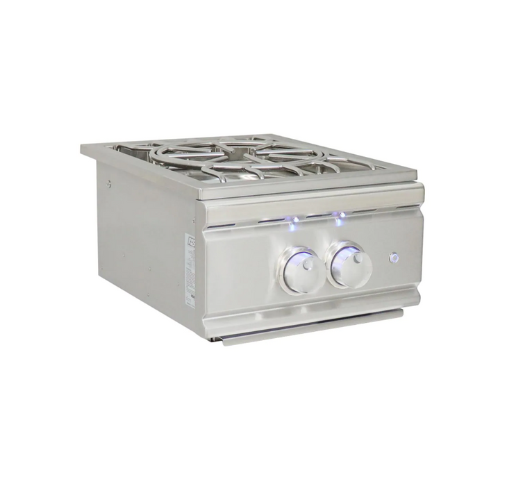 RCS Pro Series Built-In Power Burner W/ Stainless Steel Lid - Natural Gas - RSB3A - RCS Grills