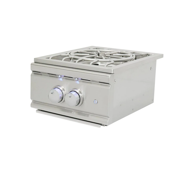 RCS Pro Series Built-In Power Burner W/ Stainless Steel Lid - Natural Gas - RSB3A - RCS Grills