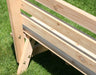 6' Cedar Backyard Bash Cross-Legged Picnic Table with (2) 6' Backed Benches - Creekvine Designs - Backyard Caravan LLC