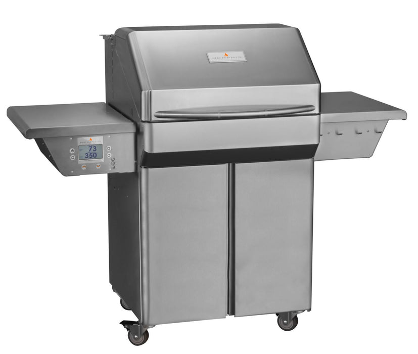Memphis Pro Cart Freestanding Wood Fire Grill with WiFi 430 SS Alloy - VG0001S4 - Memphis Grills